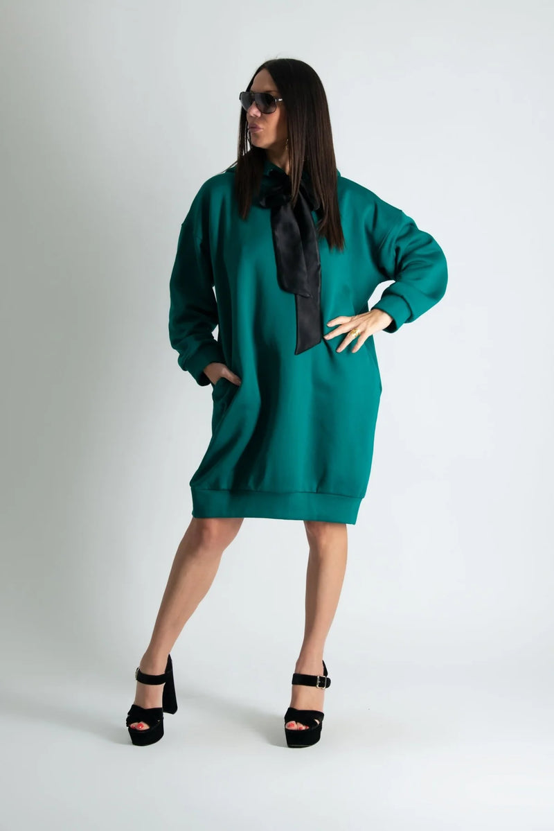 Molly Sweatshirt Hooded Dress SALE