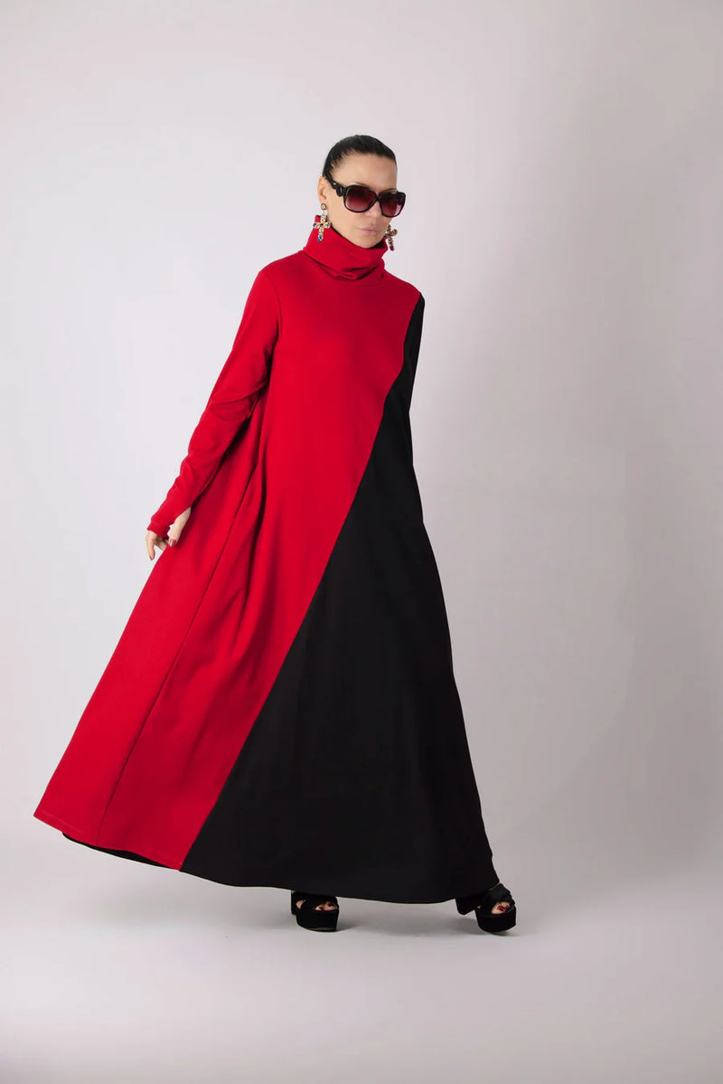 Vivian Turtleneck Long Dress