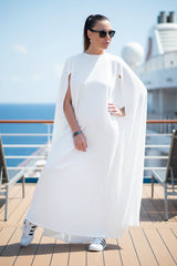 Cape Linen Dress JESSICA