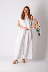 Linen Wide Jumpsuit Viral