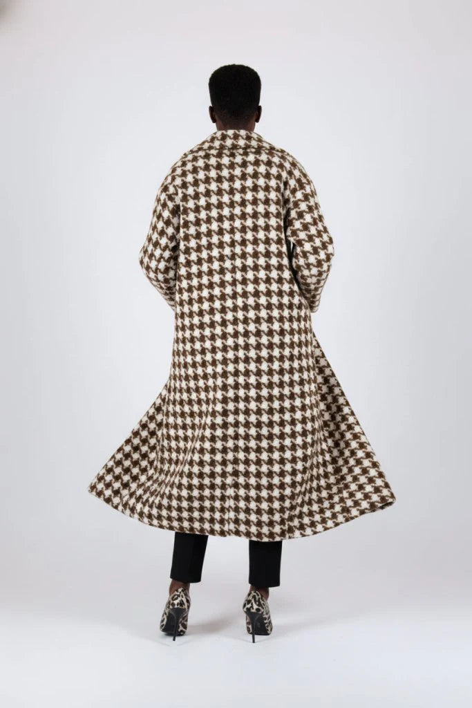 Winter Houndstooth Coat Ofelia
