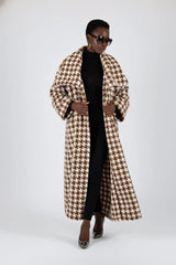 Winter Houndstooth Coat Ofelia
