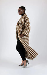 Winter Houndstooth Coat Ofelia