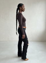 Dark Brown Top SENA