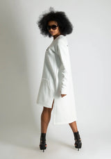 IZABEL White Sweatshirt Dress SALE