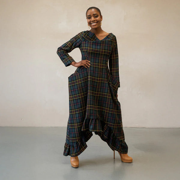 Plaid Winter Dress Casablanca