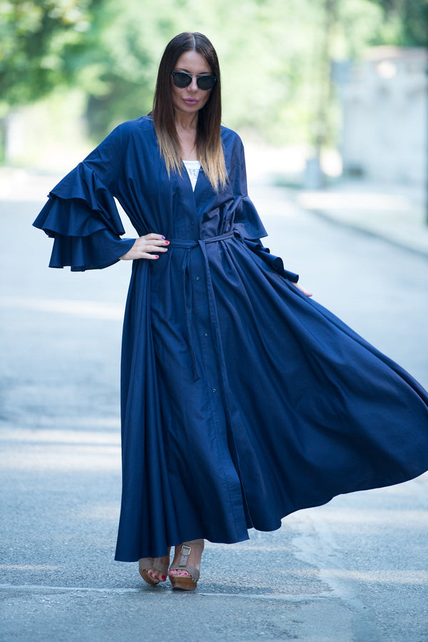 DARIA Abaya Loose Maxi Dress by DFOLD Clothing