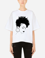 African Girl Premium Cotton Tee