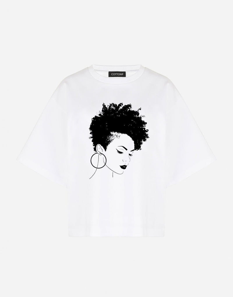 African Girl Premium Cotton Tee