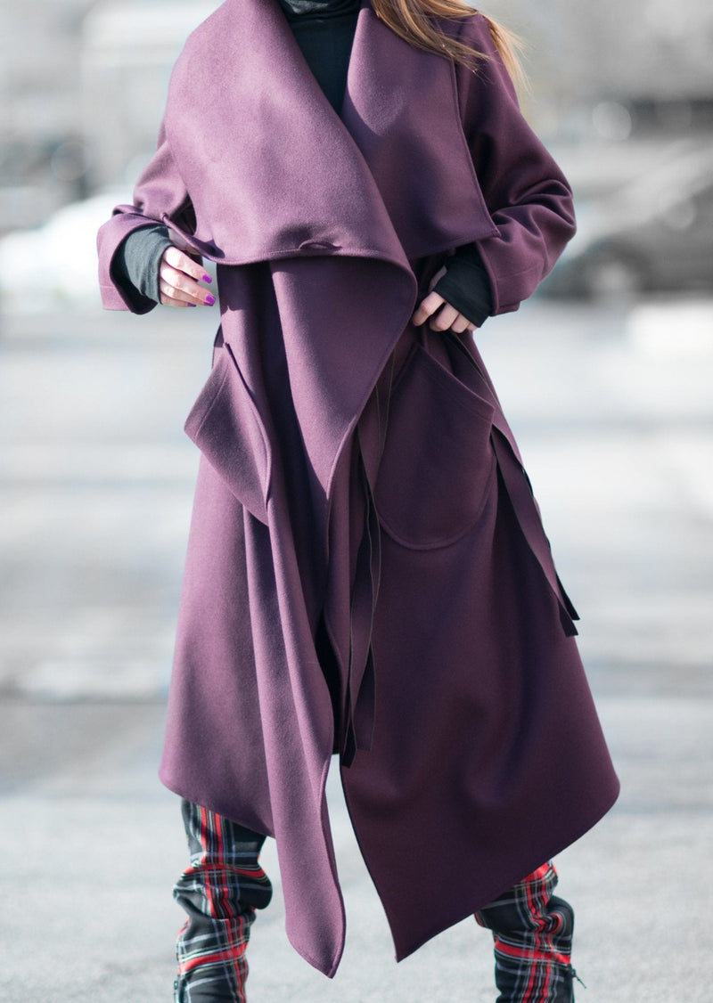 Autumn Women Purple Coat VICTORIA