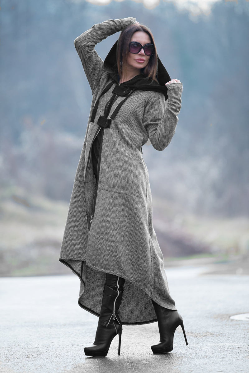  DENERIS Autumn Wool Hooded Vest - Stylish and Warm