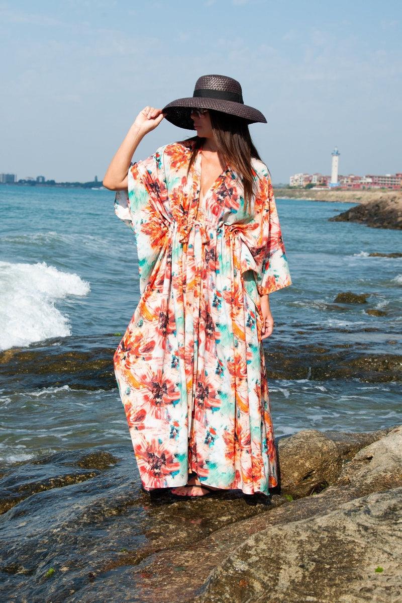 Beach Satin Pareo KERI SALE - EUG FASHION