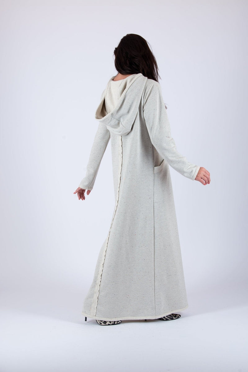 Cotton Hooded Dress LINDA - EUG FASHION