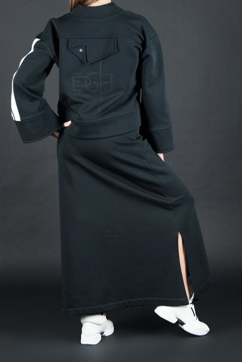 Cotton Long Sport Skirt Amika - EUG FASHION