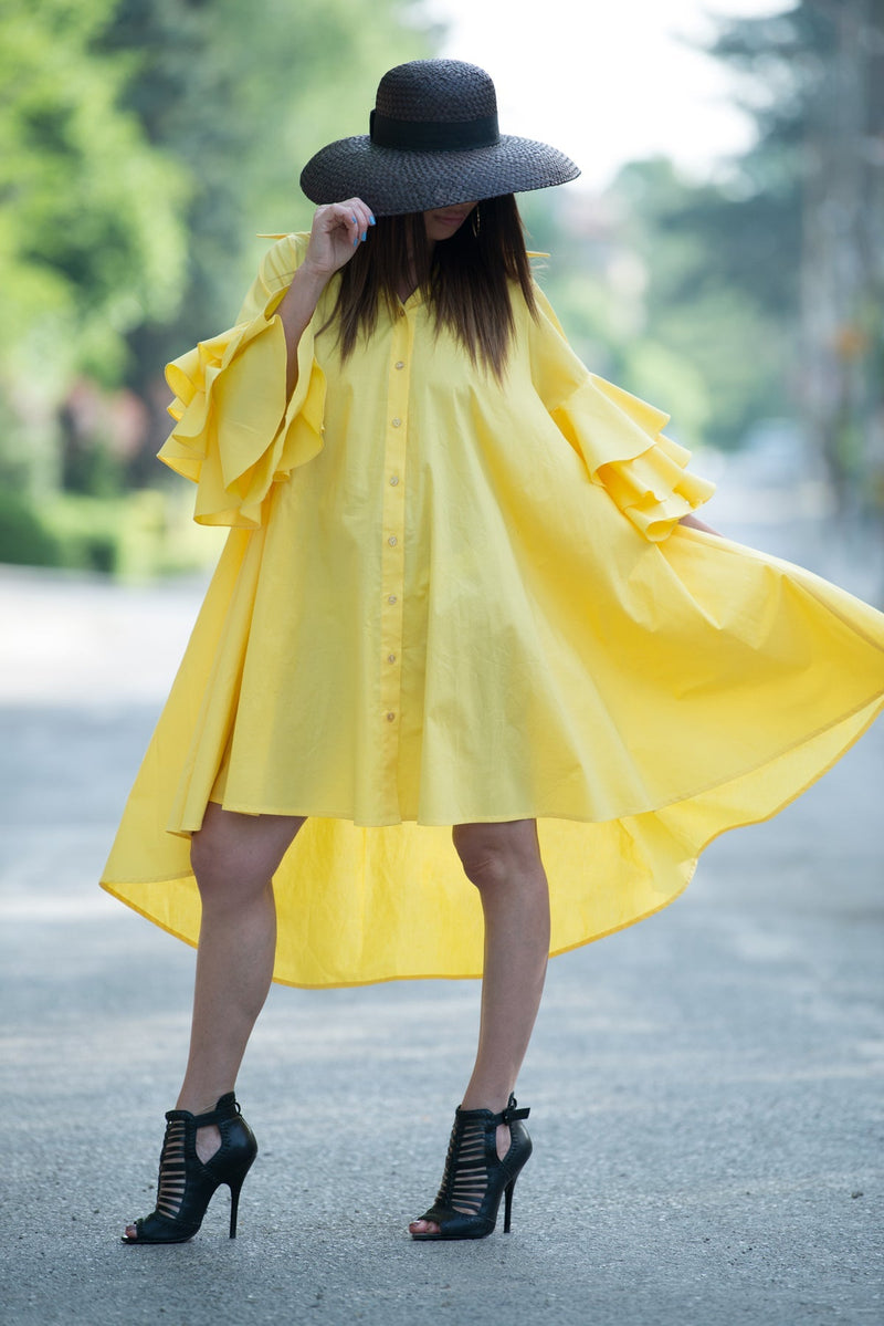KAMI Cotton Loose Dress - D FOLD Clothing