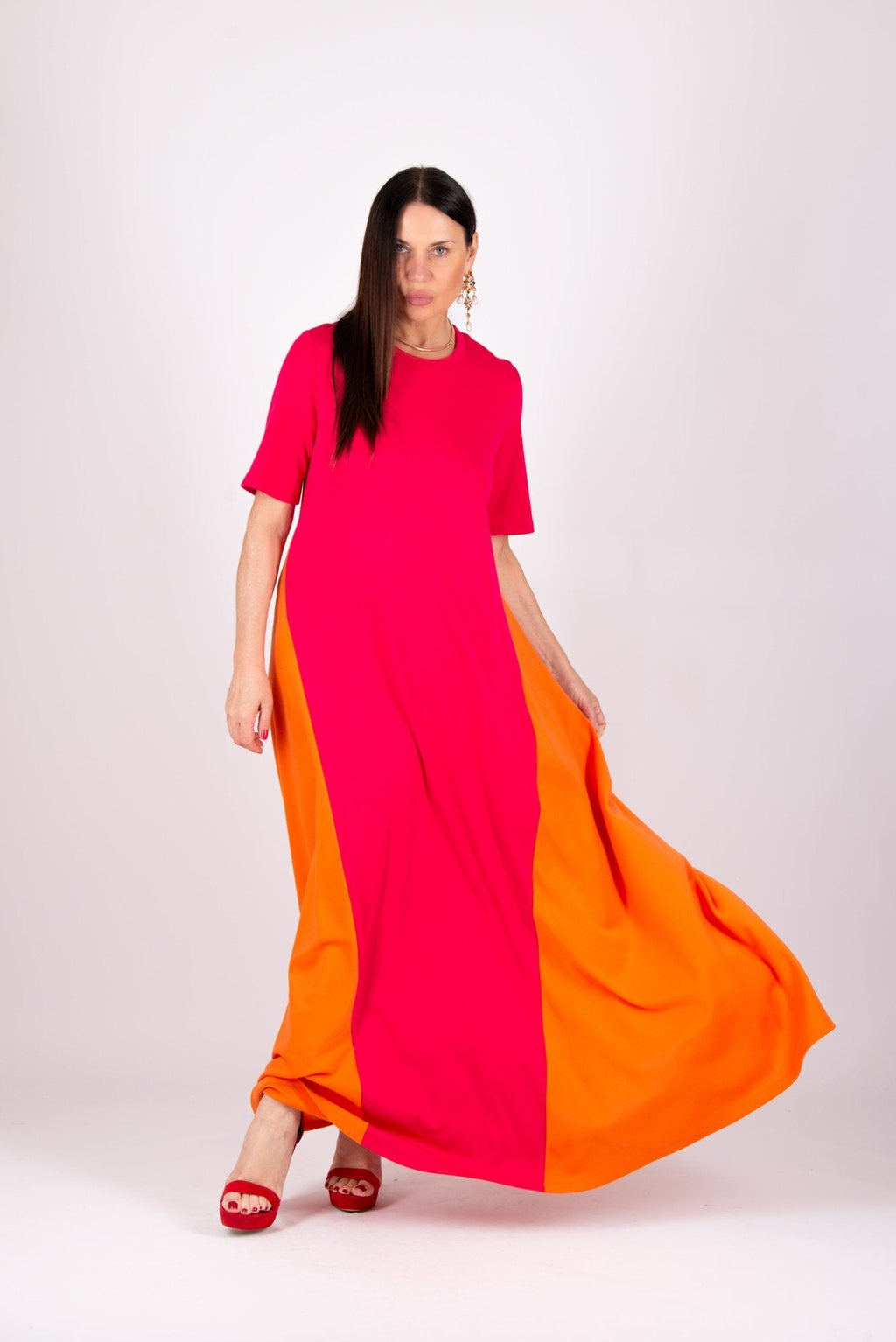 marta cotton silk maxi dress MARTA Cotton Maxi Dress
