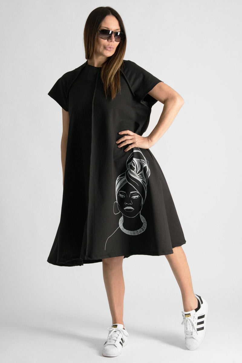 Cotton Midi Dress MELISA - EUG FASHION