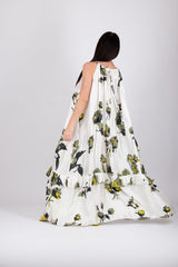 DFold Clothing Bronx Floral Summer Dress - Back View