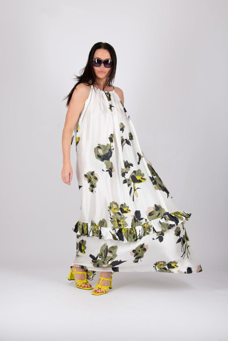 DFold Clothing Bronx Floral Summer Dress - Front View