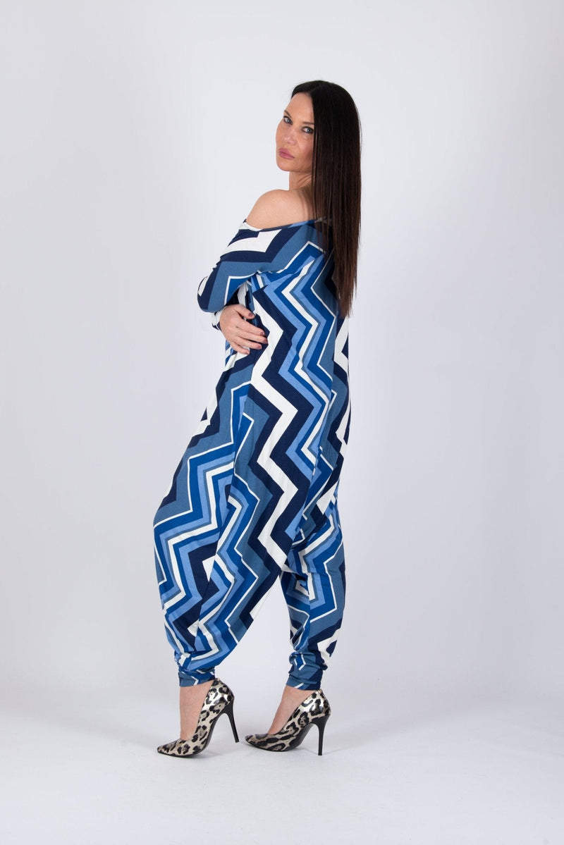 MARLA Long Maxi Harem Jumpsuit - D FOLD Clothing