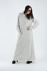Long Hooded Winter Dress LINDA SALE