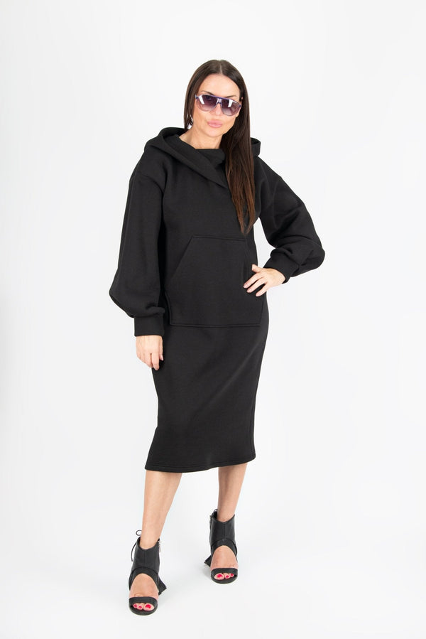 Hooded Dress SOFIA - EUG FASHION