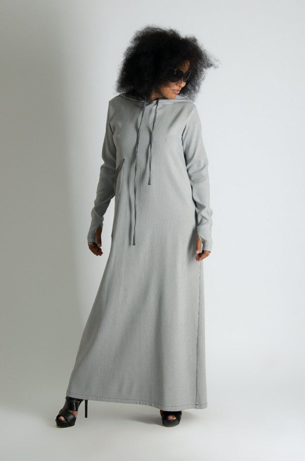 ZINA Hooded Dress - D FOLD CLOTHING