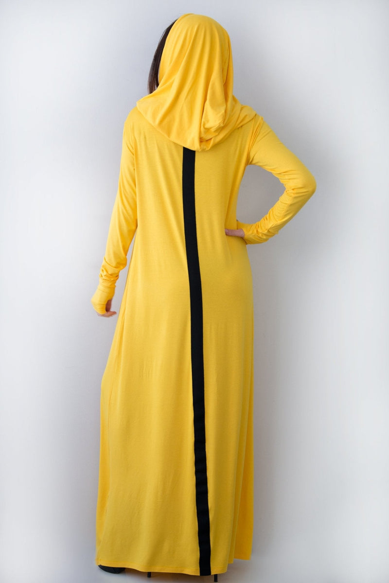 REMY Hooded Long Dress - D FOLD Clothing