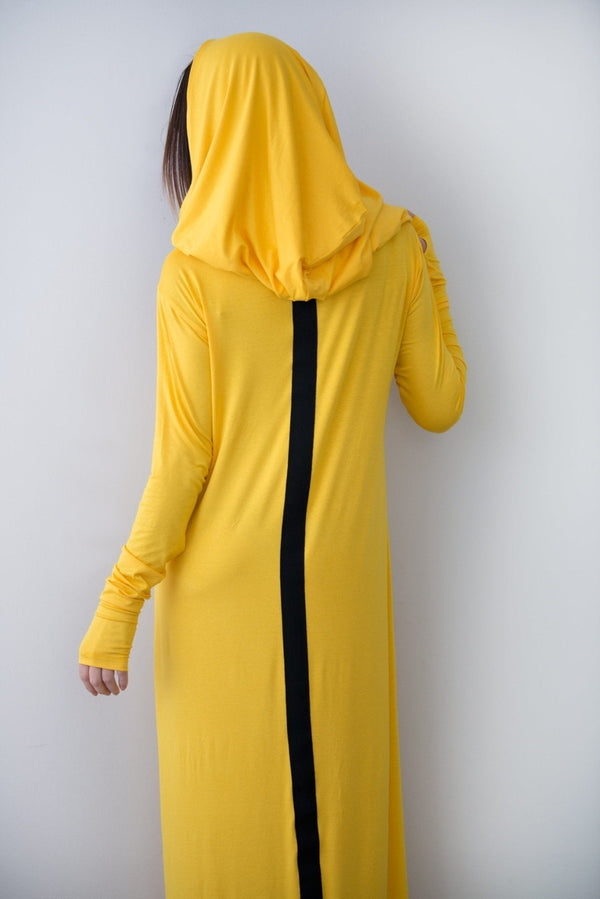REMY Hooded Long Dress - D FOLD Clothing