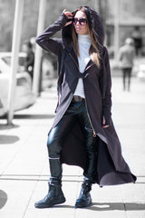 Hooded Long Women Vest BETHANY - EUG FASHION
