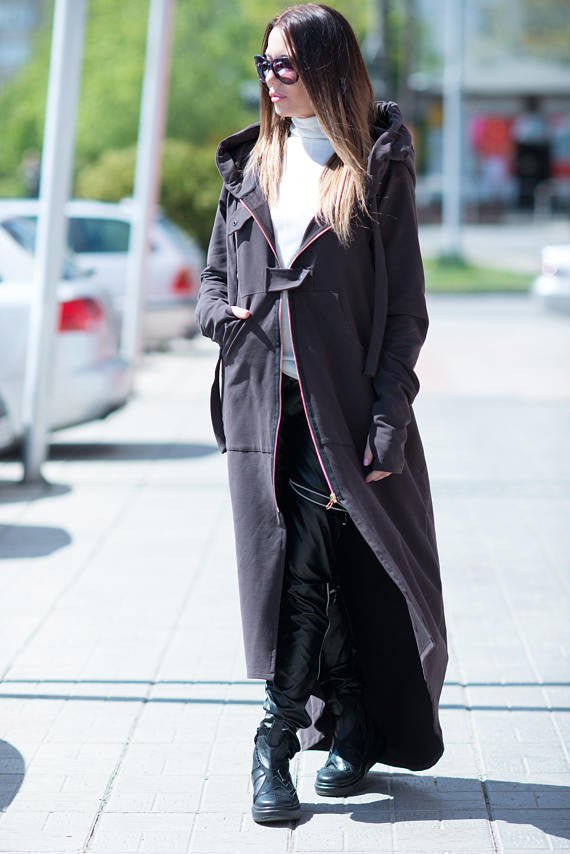 Hooded Long Women Vest BETHANY - EUG FASHION