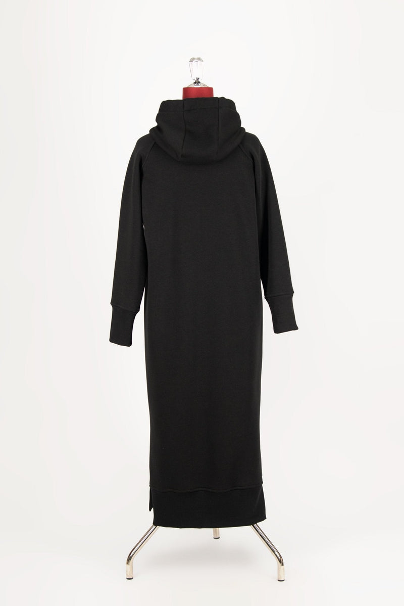 Hooded Sweatshirt Dress SUZANA - EUG FASHION