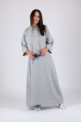 DOMENICA Linen Hooded Dress - D FOLD Clothing