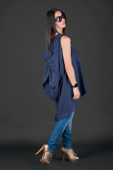 Linen Long Tunic JUDY - EUG FASHION