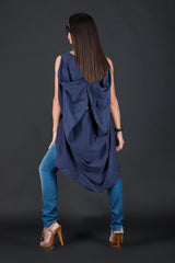 Linen Long Tunic JUDY - EUG FASHION