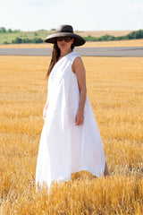 Linen One Shoulder Dress TIFFANY - EUG FASHION