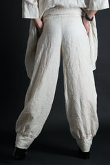 ANITA Linen Harem Loose Pants - DFold Clothing