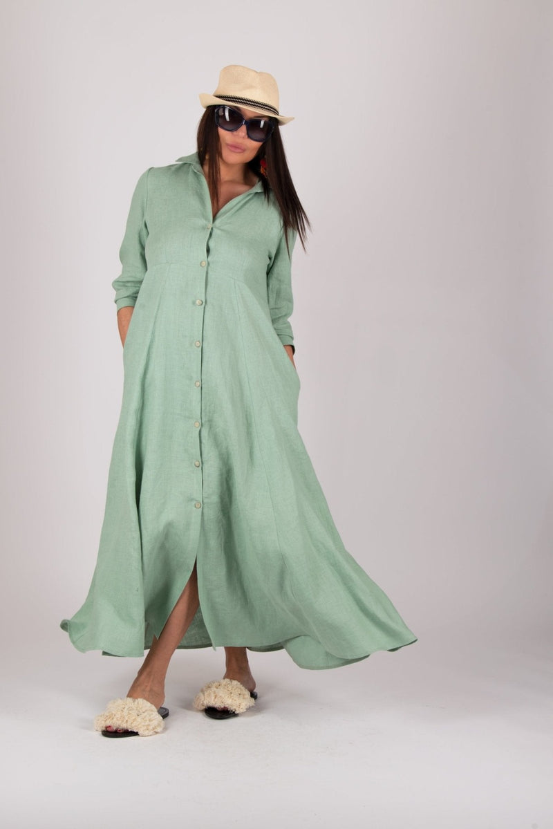 Linen Shirt Dress MIRA