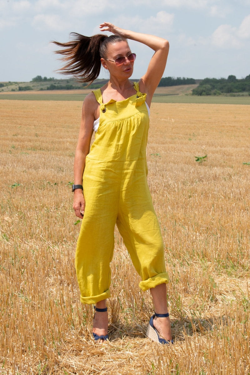 Linen Summer Jumpsuit ROME - EUG FASHION