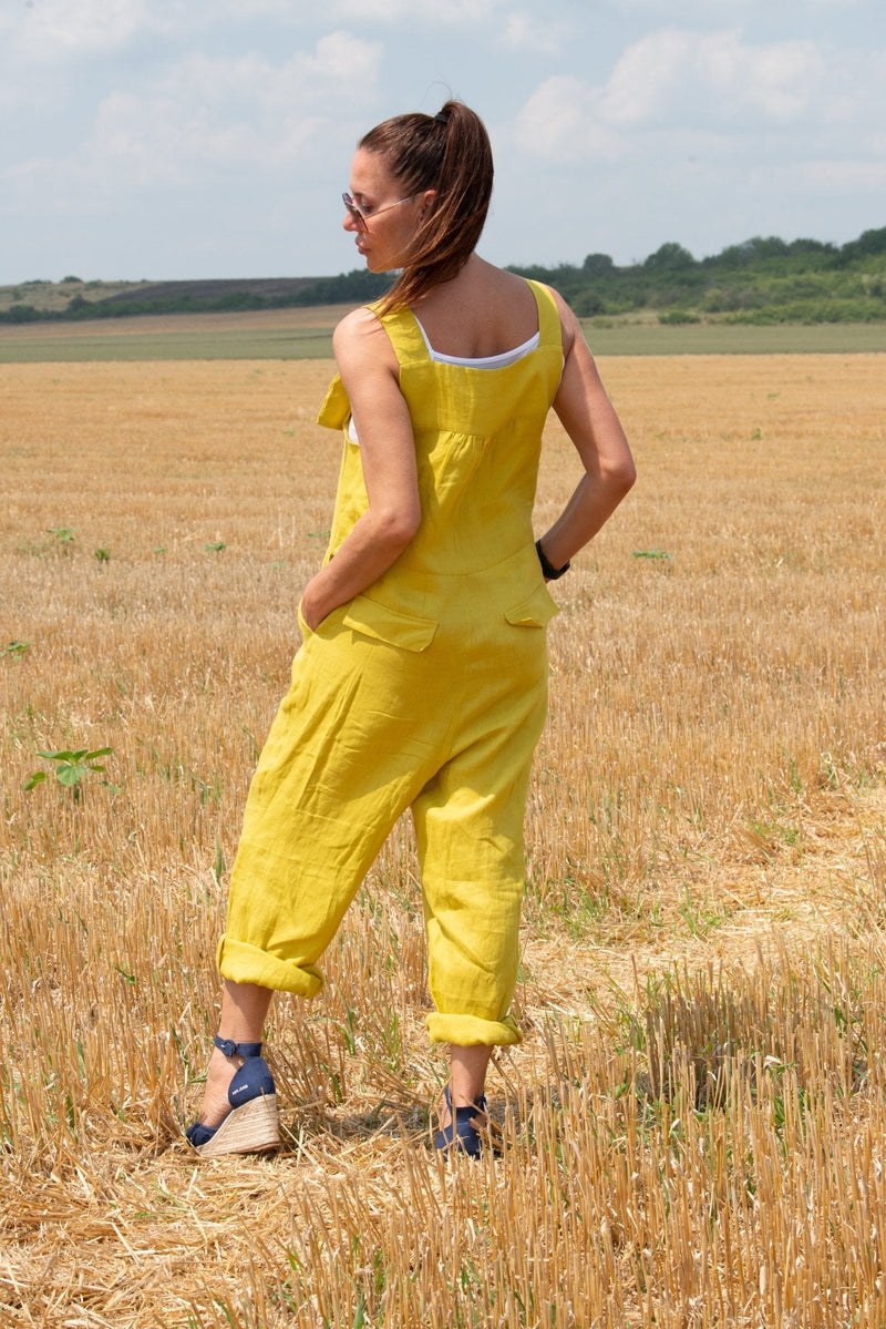 Linen Summer Jumpsuit ROME - EUG FASHION