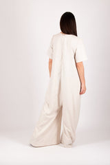  DFold Clothing: VALENTIN Linen Wide Plus Size Jumpsuit