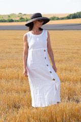 PRIMA Linen Summer Casual Dress