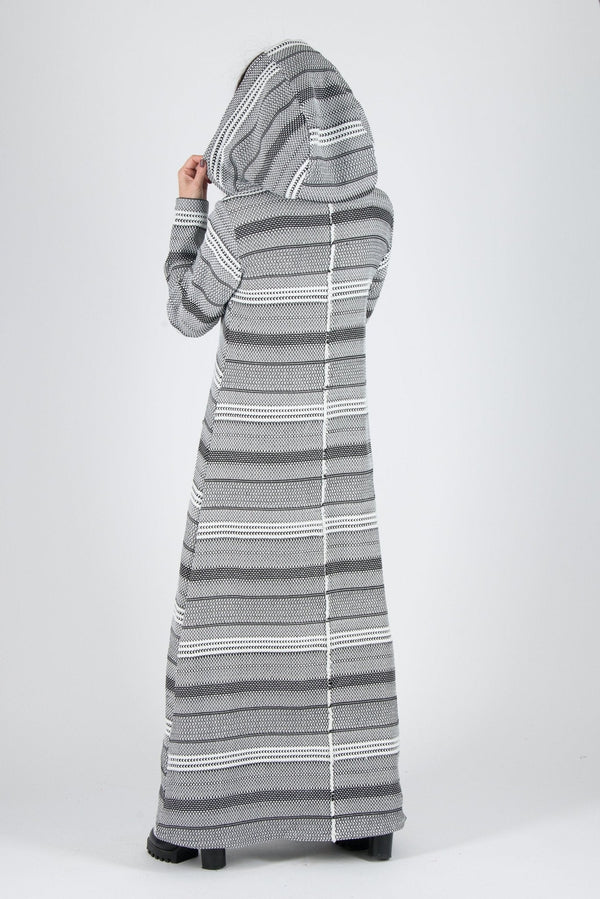 Long hooded dress ROSENA SALE - EUG FASHION