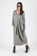 Long Sleeves Dress CARMELA SALE - D FOLD CLOTHING