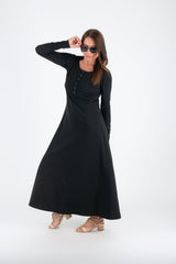 Long Sleeves Jersey Dress ROSALIA - EUG FASHION