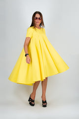 Image of the KOSARA Yellow Summer Maxi Dress
