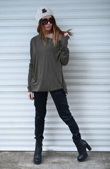 DFold Clothing - BALI Loose Top - Front View