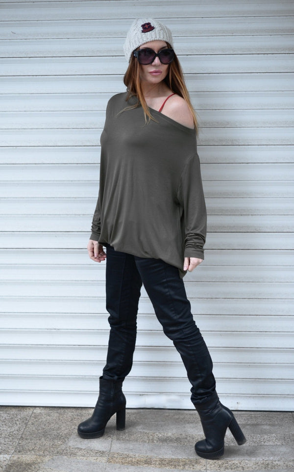 DFold Clothing - BALI Loose Top - Front View