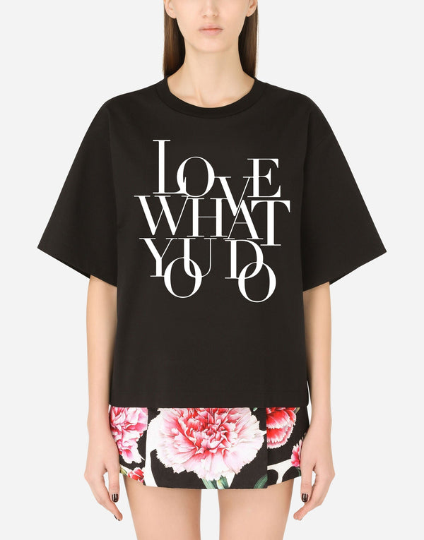 Love Text T-shirt - EUG FASHION