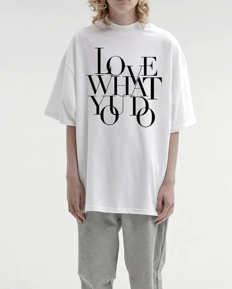 Love Text T-shirt - EUG FASHION